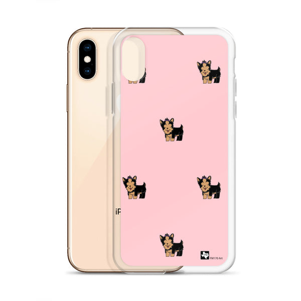 Yorkie Pink iPhone Case