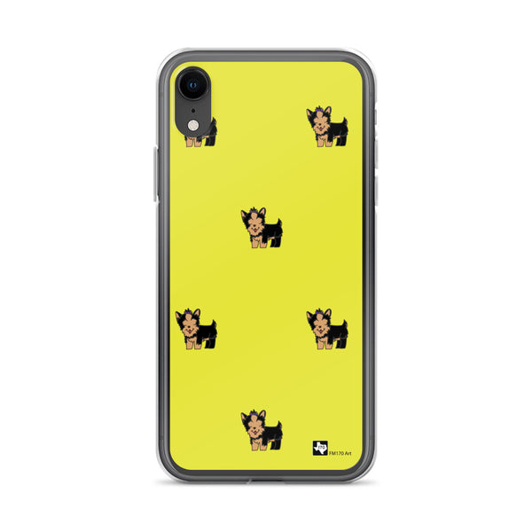Yorkie Yellow iPhone Case