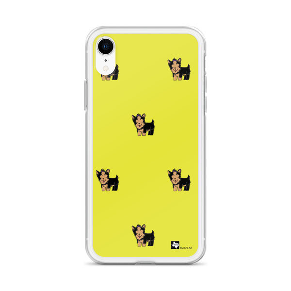 Yorkie Yellow iPhone Case