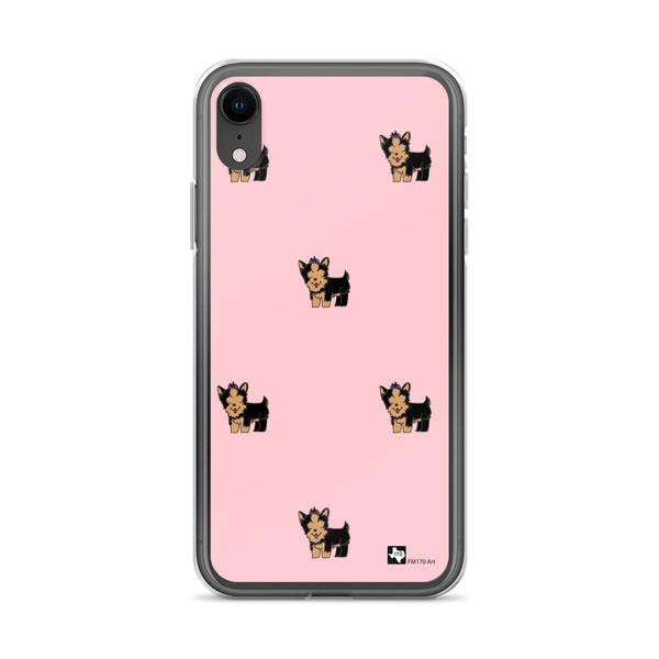 Yorkie Pink iPhone Case