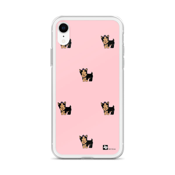 Yorkie Pink iPhone Case