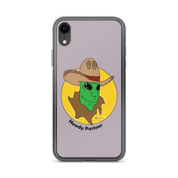 Howdy Partner Alien Outlaw iPhone Case