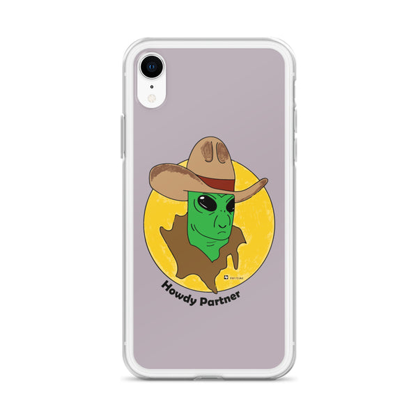 Howdy Partner Alien Outlaw iPhone Case