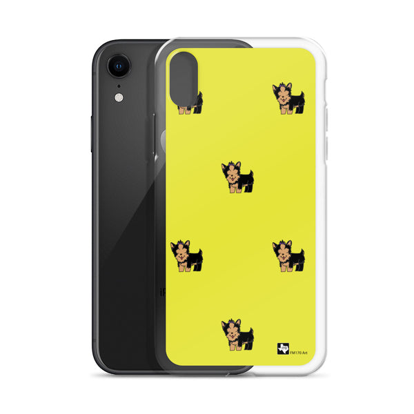 Yorkie Yellow iPhone Case