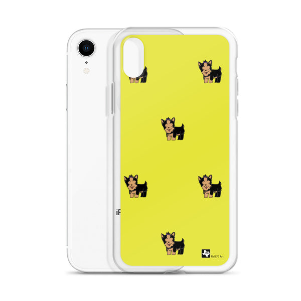 Yorkie Yellow iPhone Case
