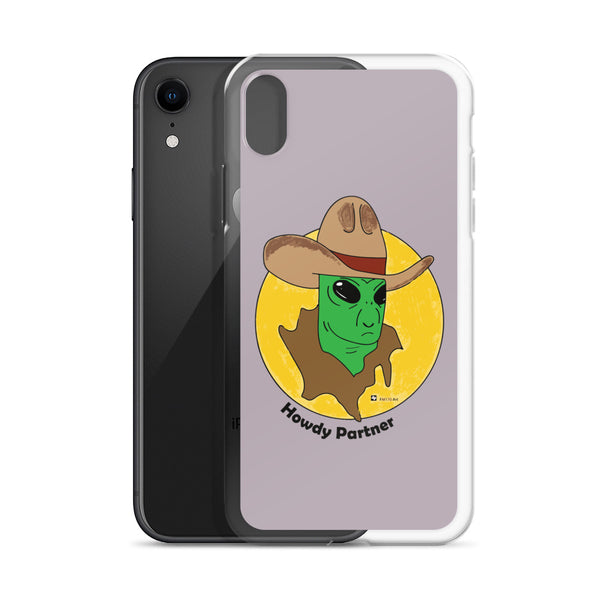Howdy Partner Alien Outlaw iPhone Case