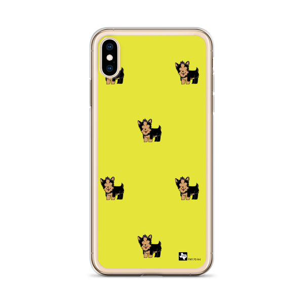 Yorkie Yellow iPhone Case