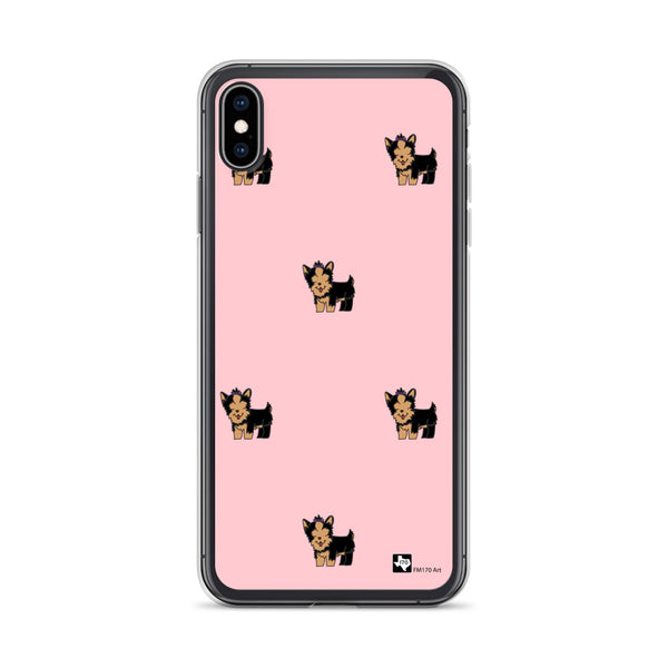 Yorkie Pink iPhone Case