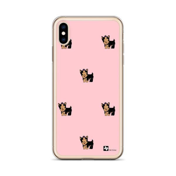 Yorkie Pink iPhone Case