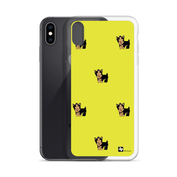 Yorkie Yellow iPhone Case