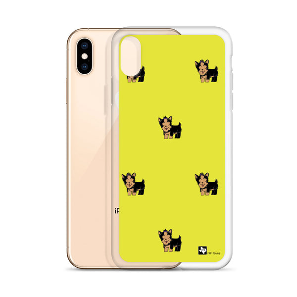 Yorkie Yellow iPhone Case