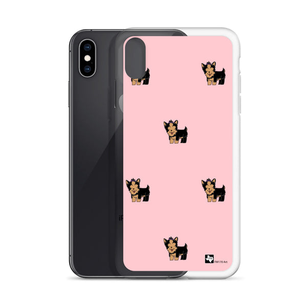 Yorkie Pink iPhone Case