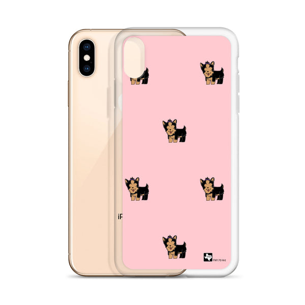 Yorkie Pink iPhone Case