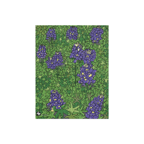 Blue Bonnet fields forever Jigsaw puzzle