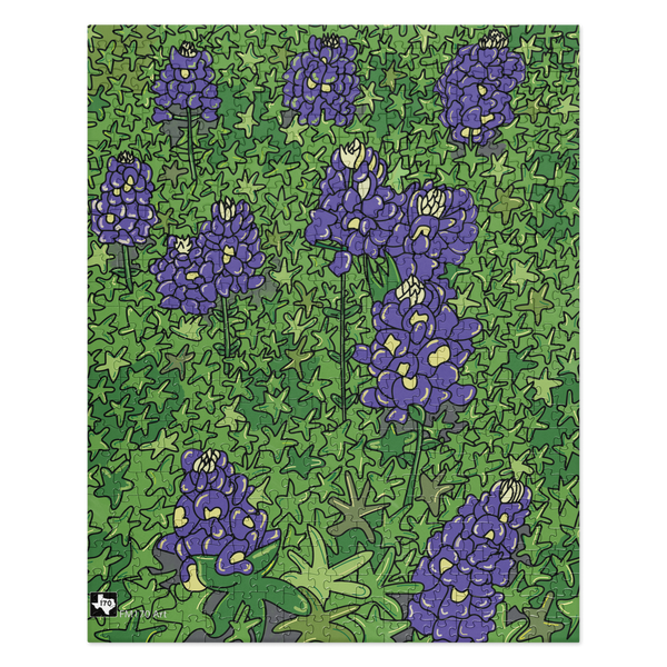 Blue Bonnet fields forever Jigsaw puzzle