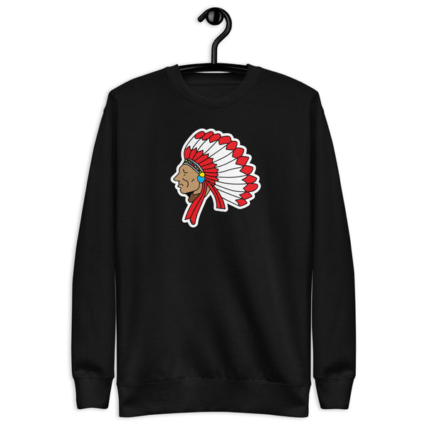 Vintage Indian Chief Unisex Fleece Pullover