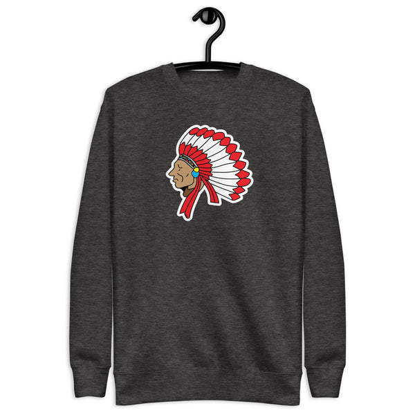 Vintage Indian Chief Unisex Fleece Pullover
