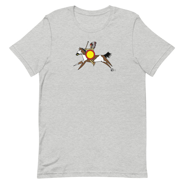 Warrior Riding Horse Short-Sleeve Unisex T-Shirt