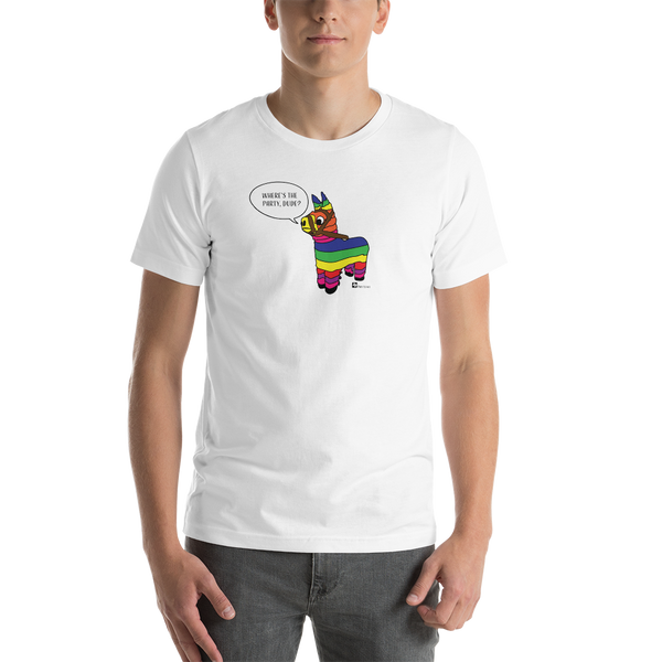 Where's the Party Pinata Short-Sleeve Unisex T-Shirt